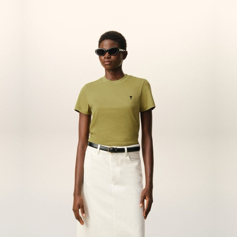 AMI心心logo tee