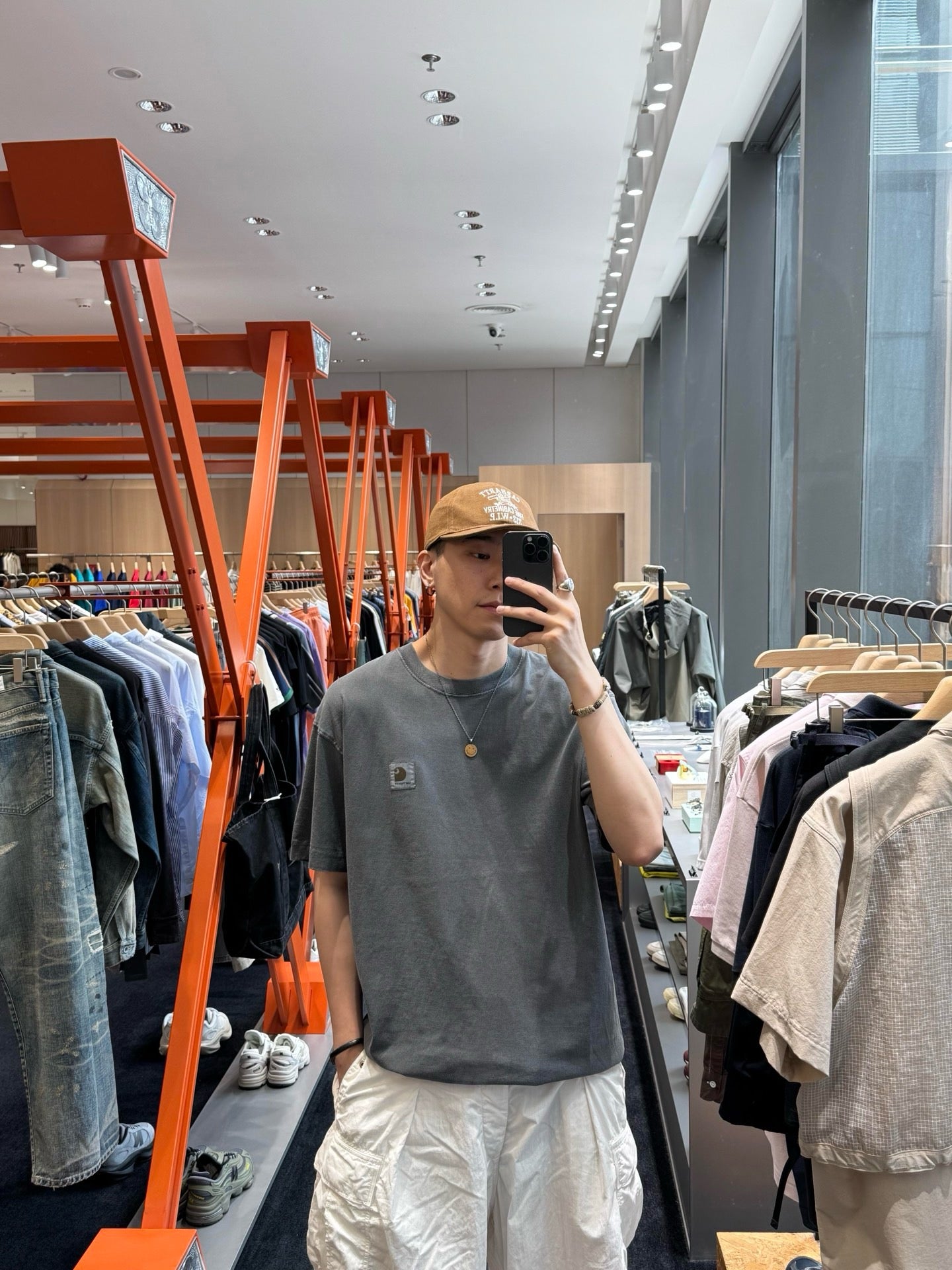 Carhartt logo tee