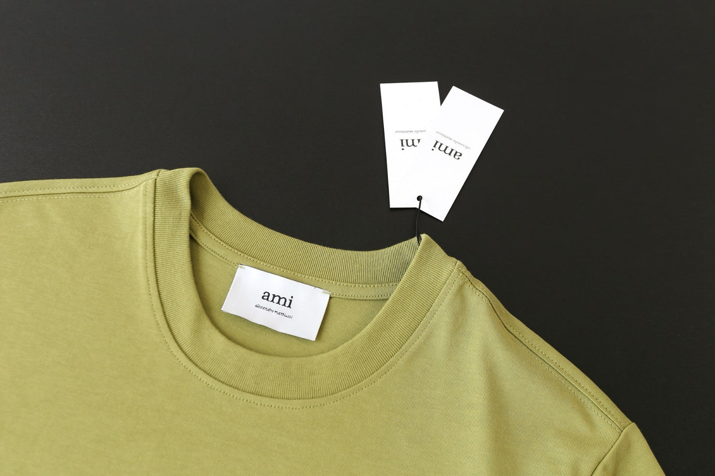 AMI心心logo tee