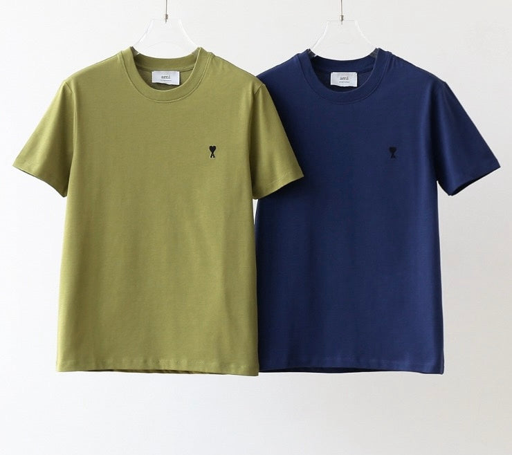 AMI心心logo tee