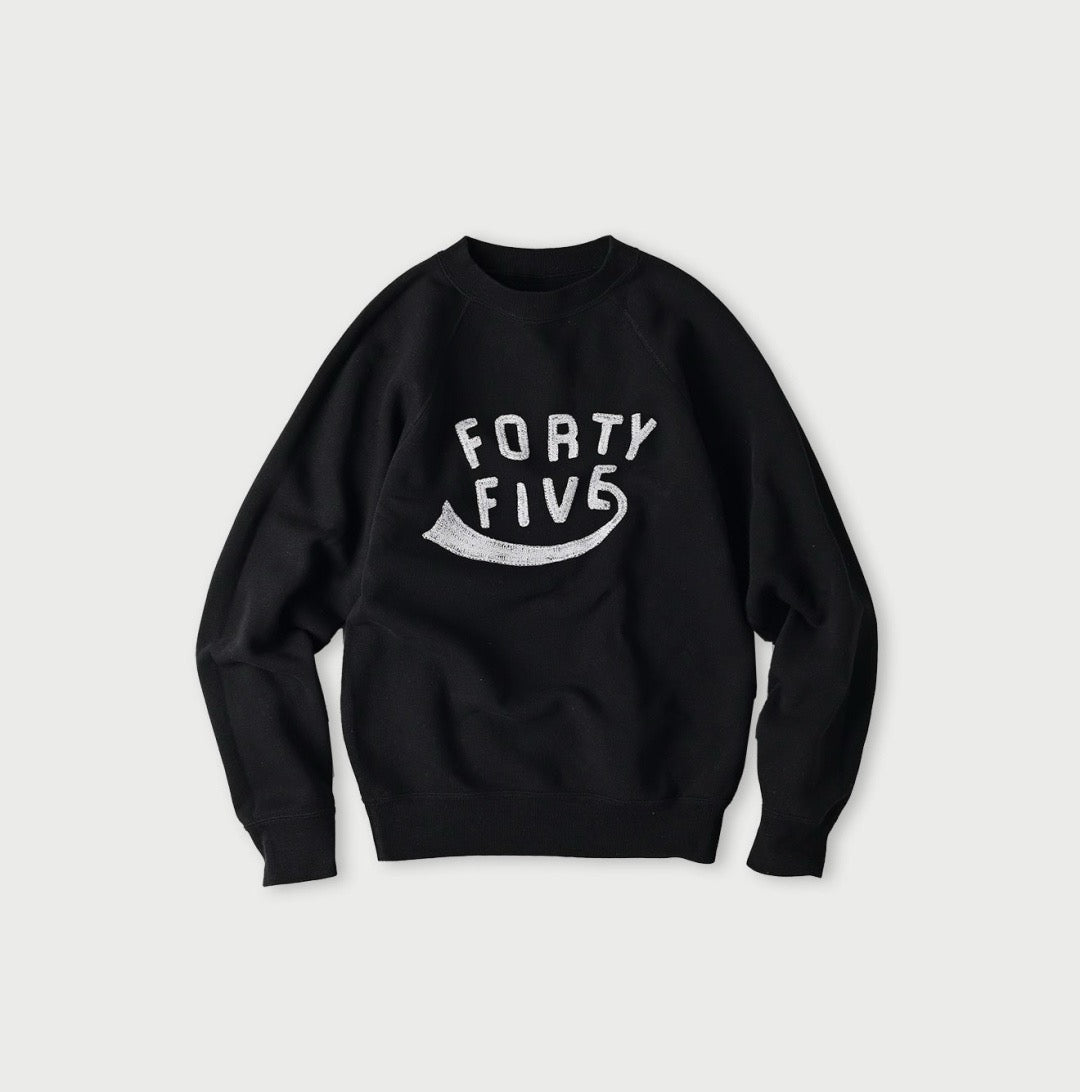 45R logo 圓領衛衣