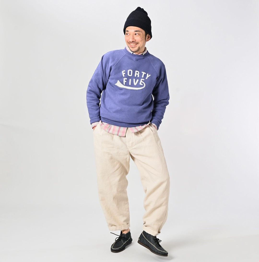 45R logo 圓領衛衣