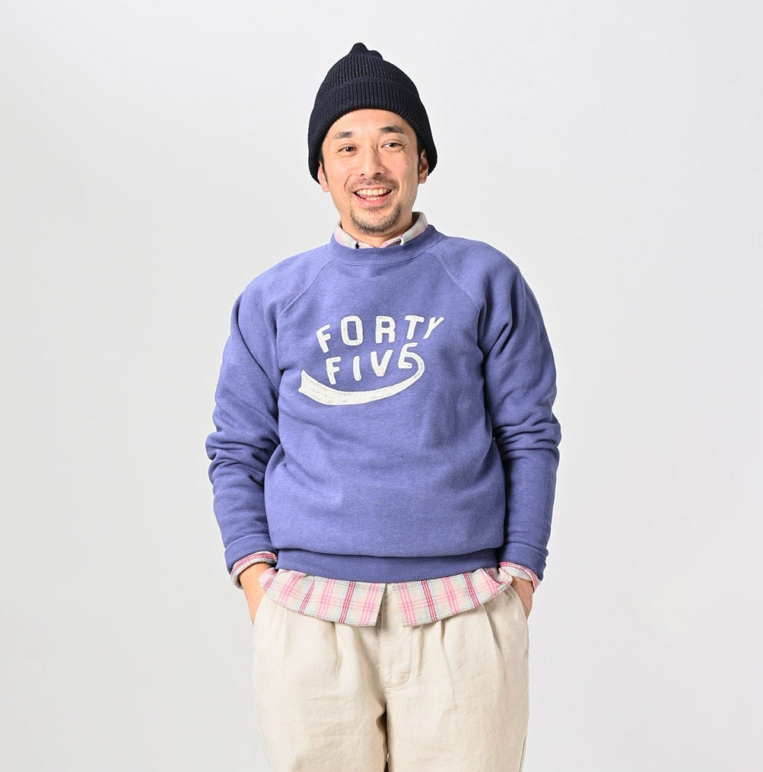 45R logo 圓領衛衣