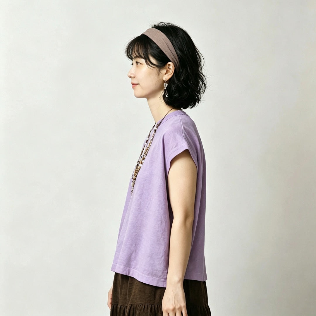 45R淨色tee