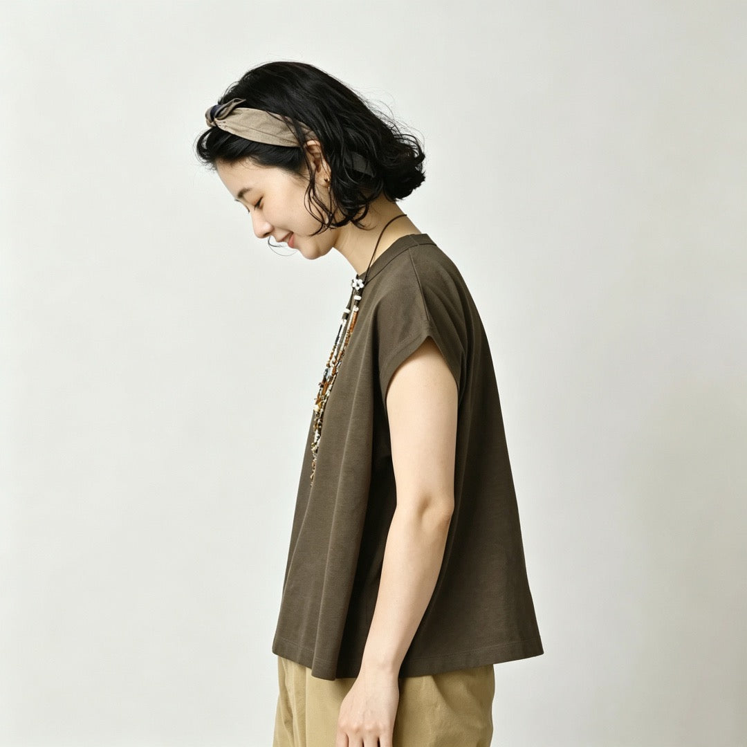 45R淨色tee