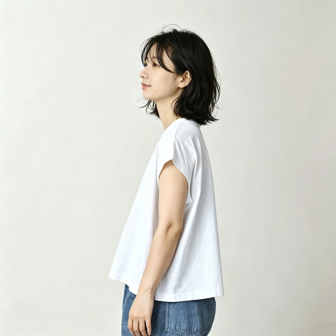 45R淨色tee