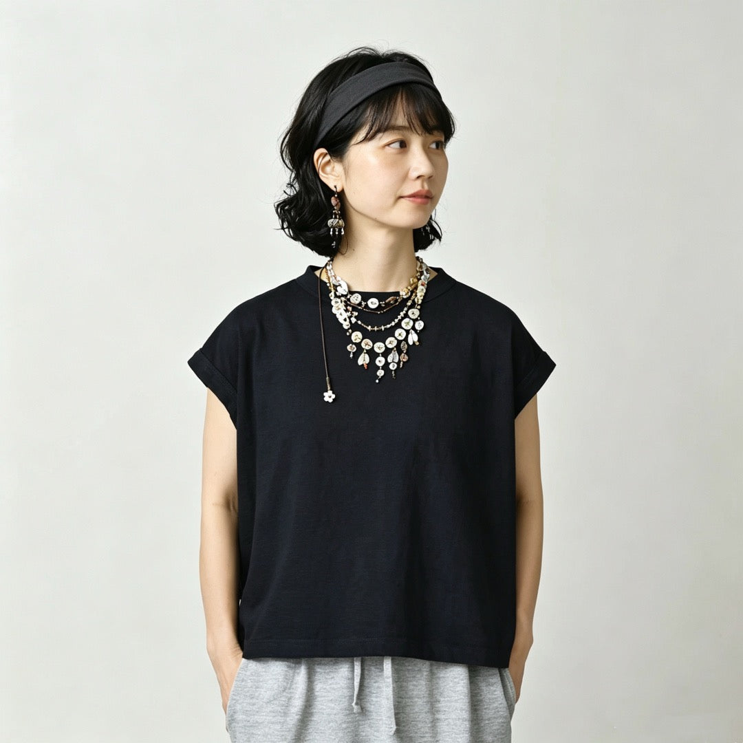 45R淨色tee