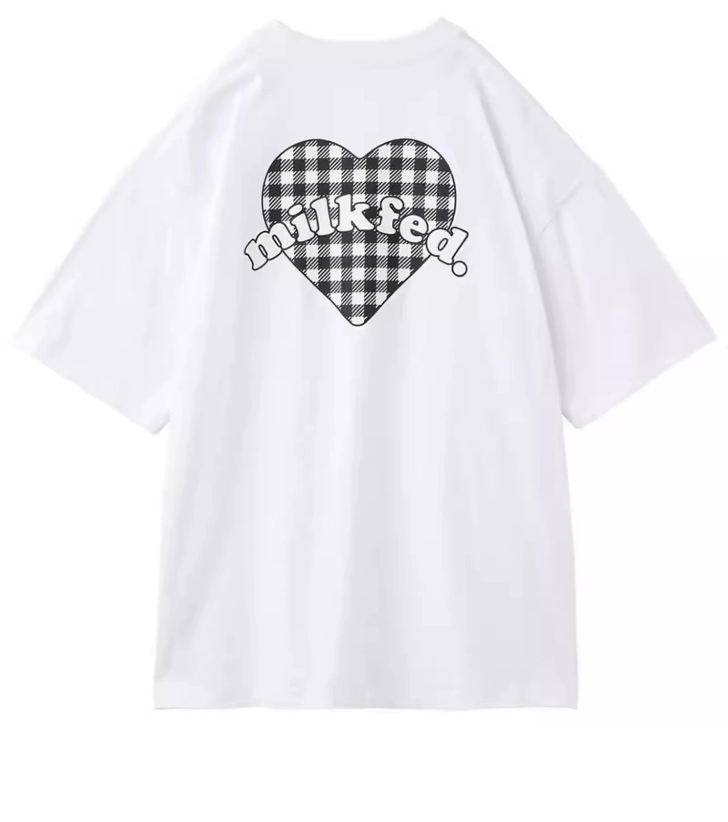 Milkfed 心心格仔tee