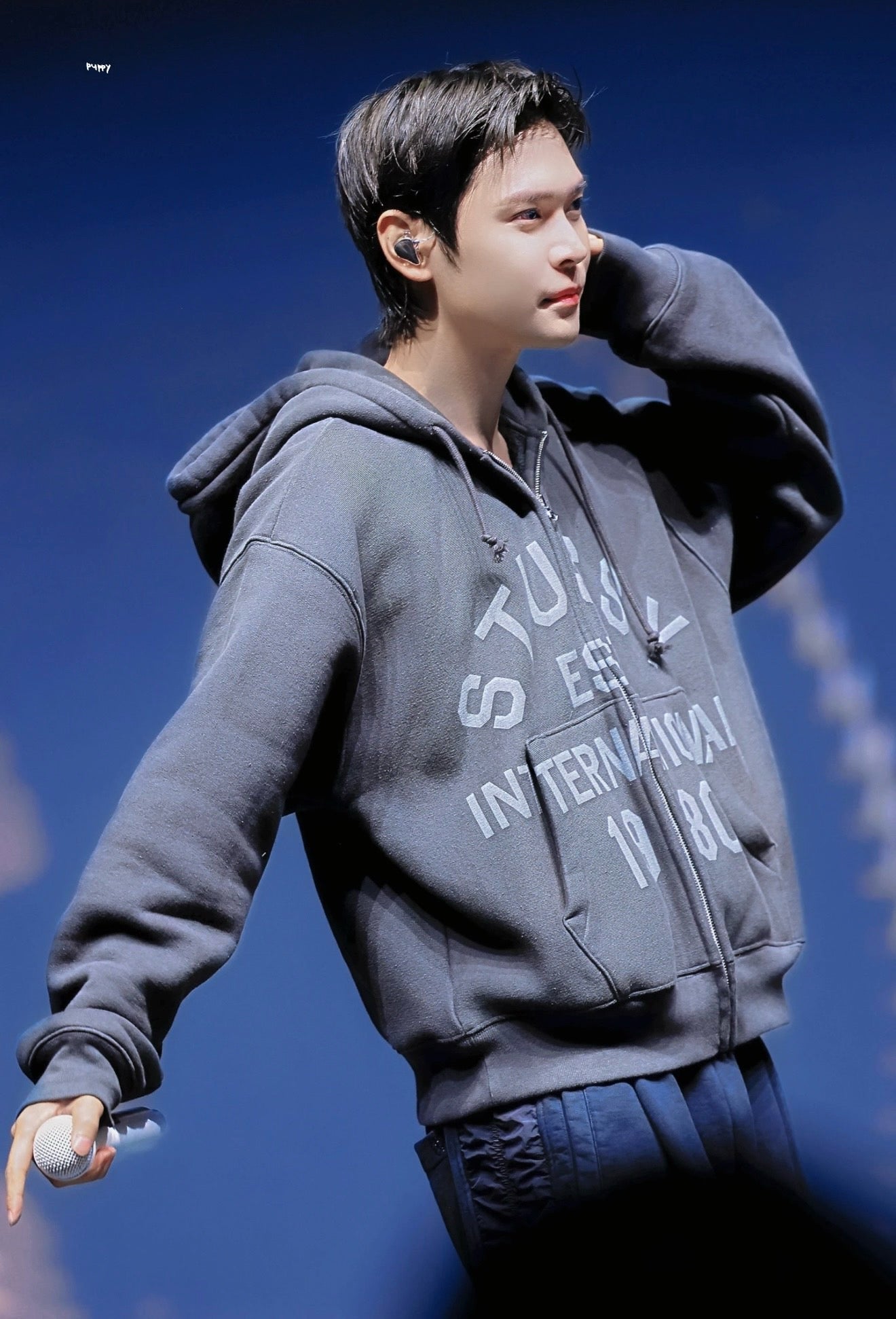 Stussy logo hoodies jacket