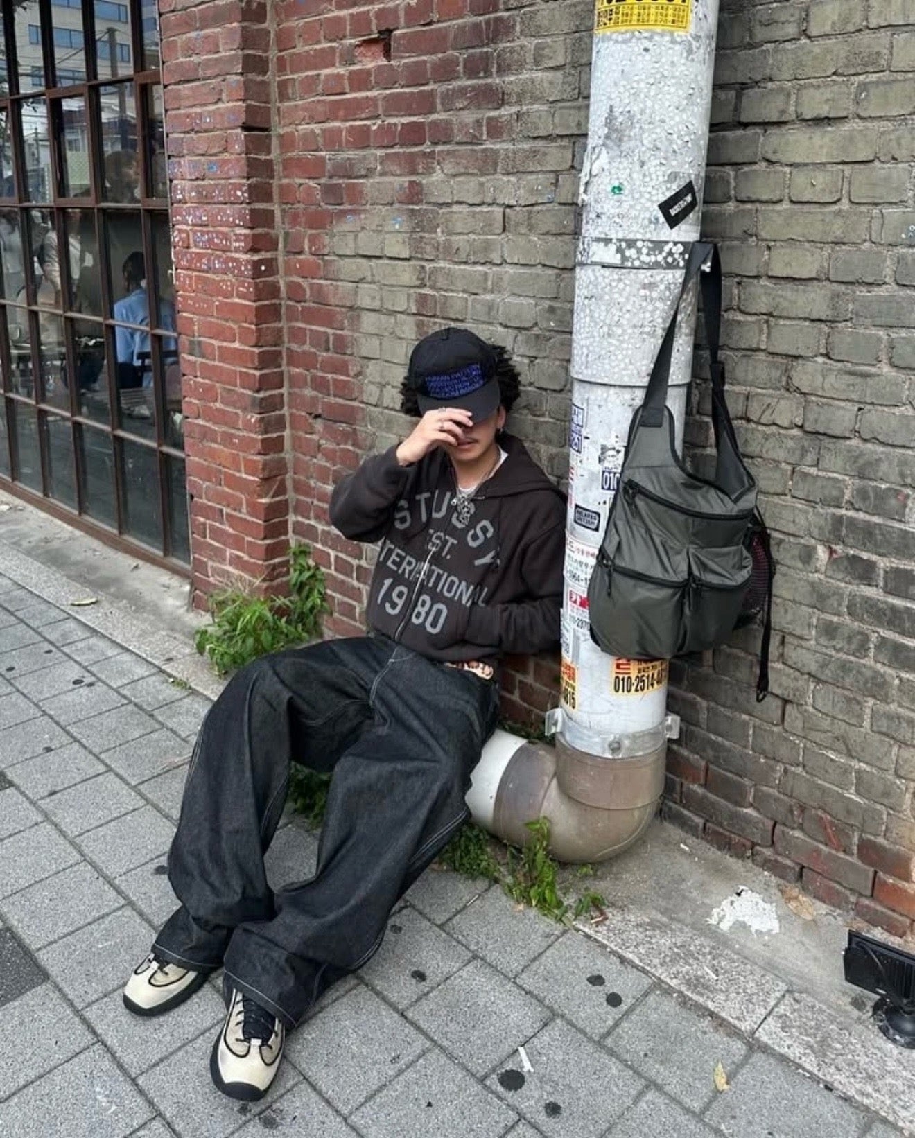 Stussy logo hoodies jacket