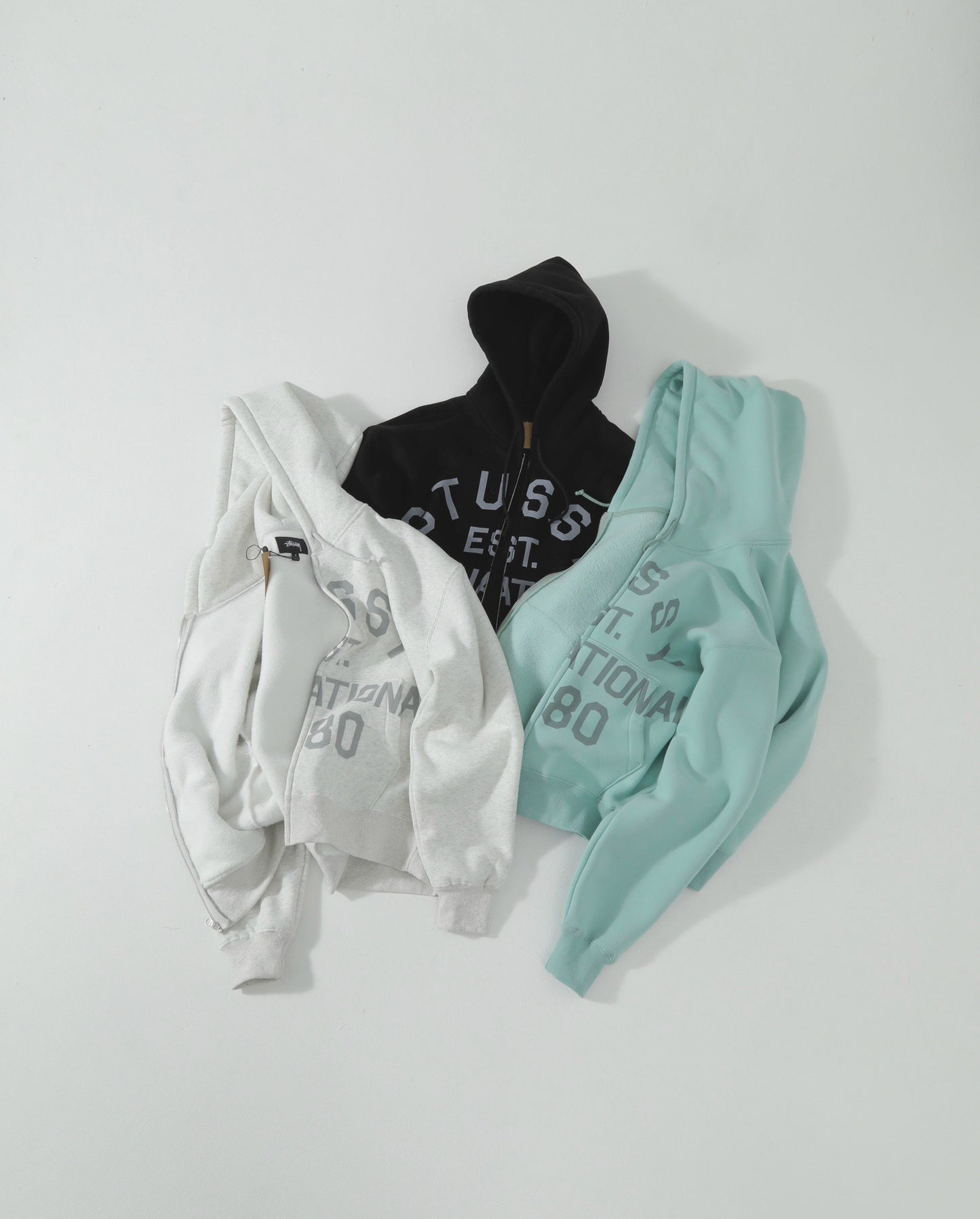 Stussy logo hoodies jacket