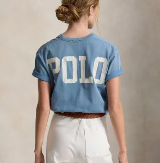 Polo logo 印花tee