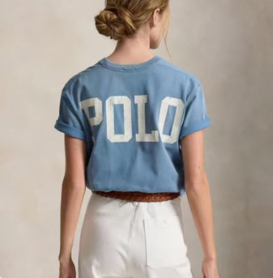 Polo logo 印花tee