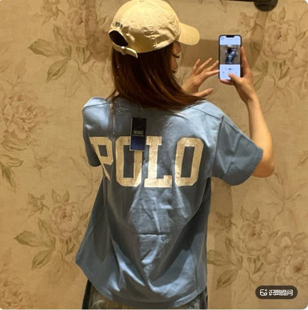 Polo logo 印花tee