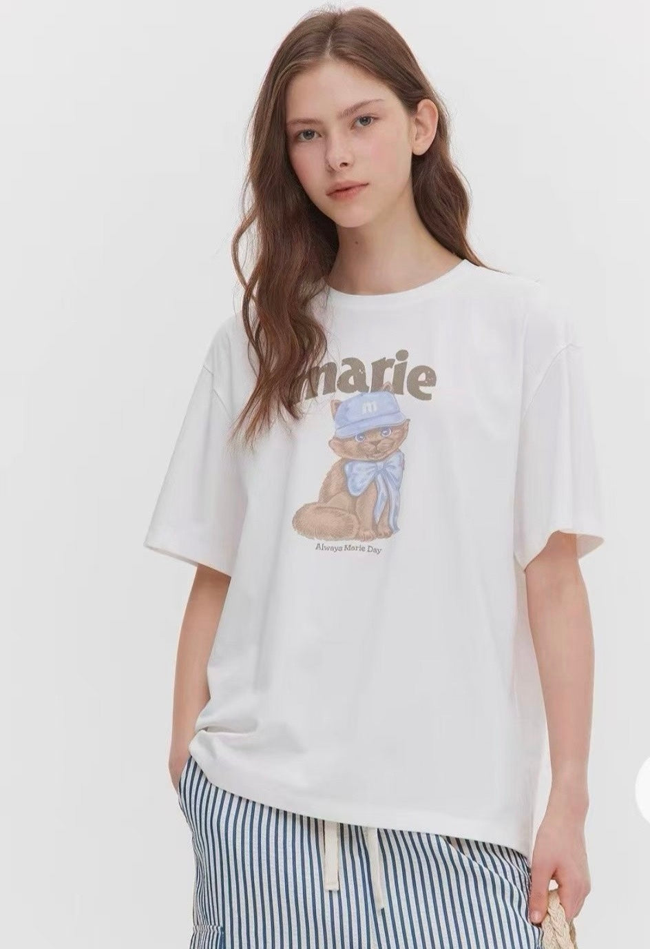 Marie Claire cat tee