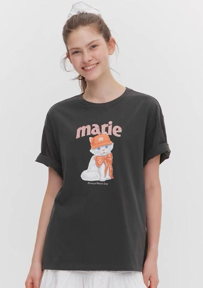 Marie Claire cat tee