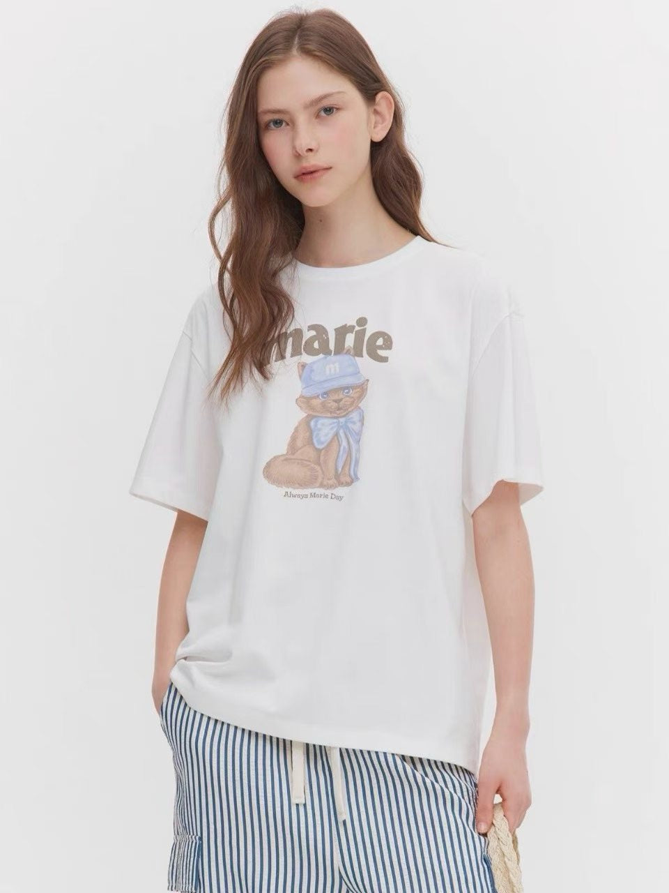 Marie Claire cat tee