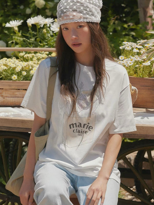 Marie Claire cat tee