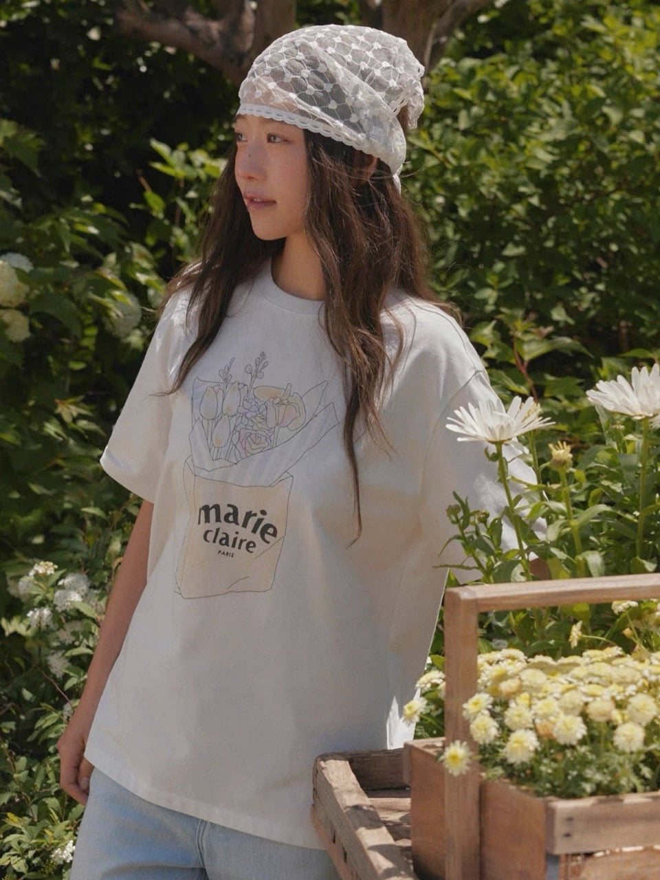 Marie Claire cat tee