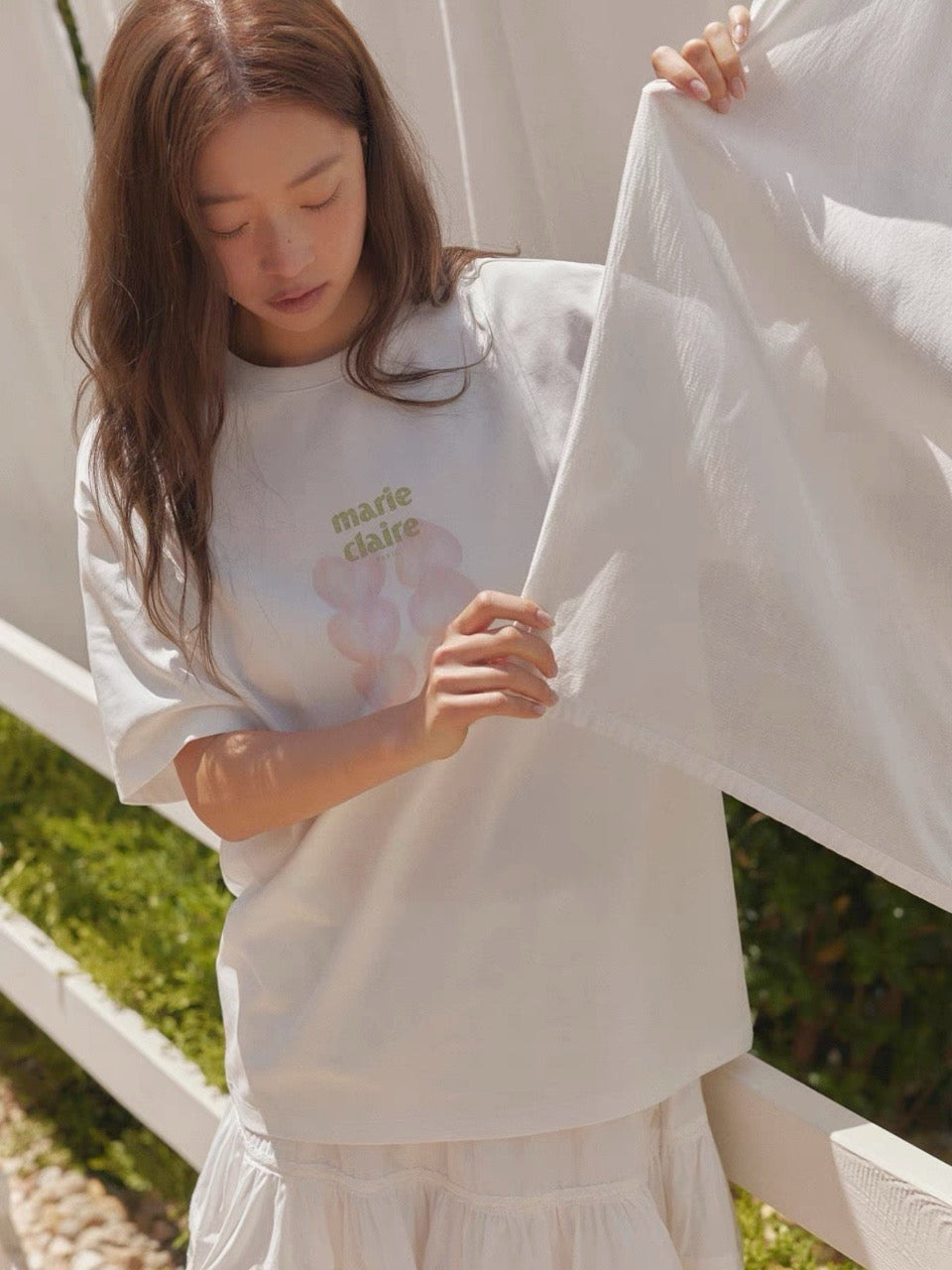Marie Claire cat tee