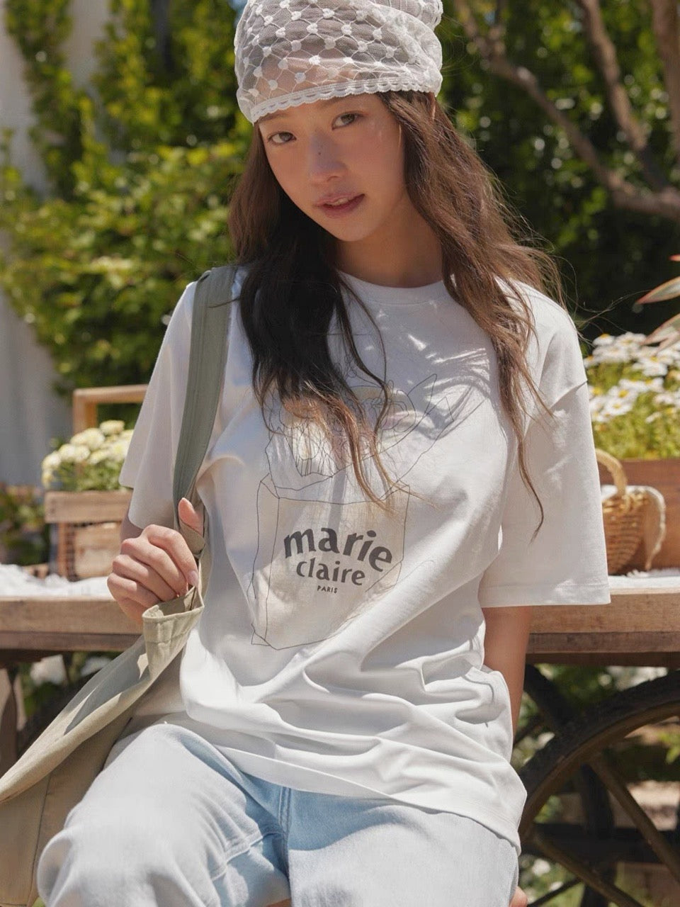 Marie Claire cat tee