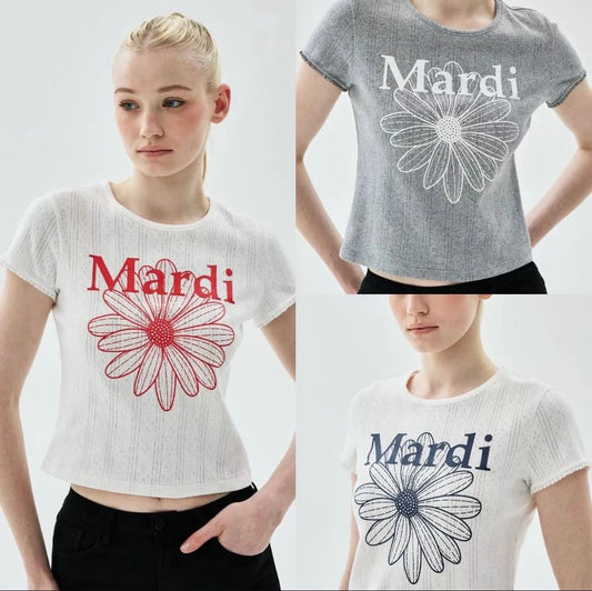 Mardi Mercredi 短身tee