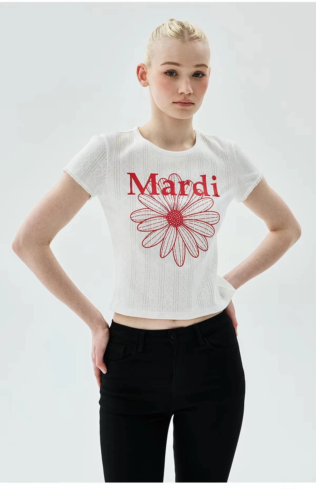 Mardi Mercredi 短身tee