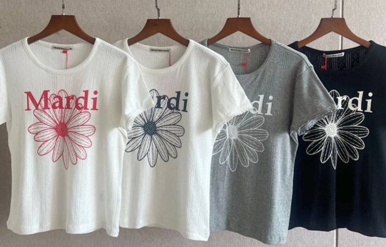 Mardi Mercredi 短身tee