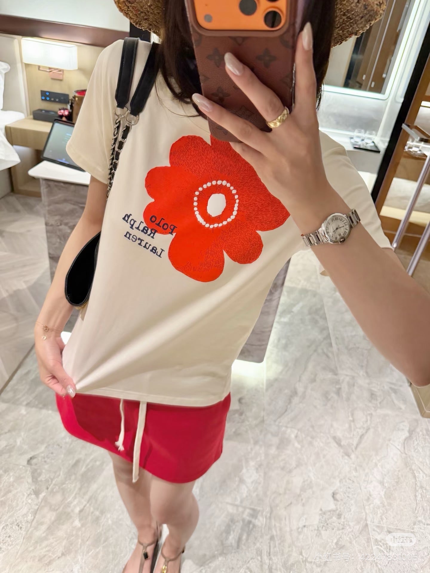 Polo flower tee