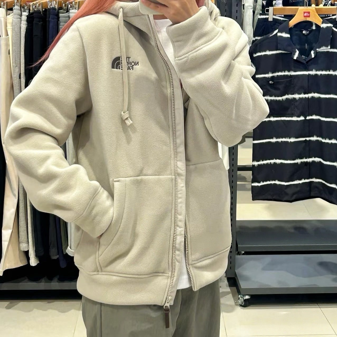 韓國TNF 抓絨外套