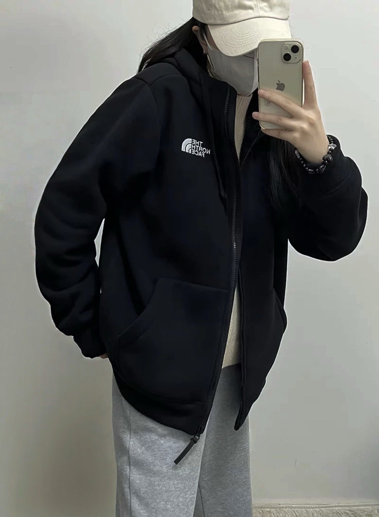 韓國TNF 抓絨外套