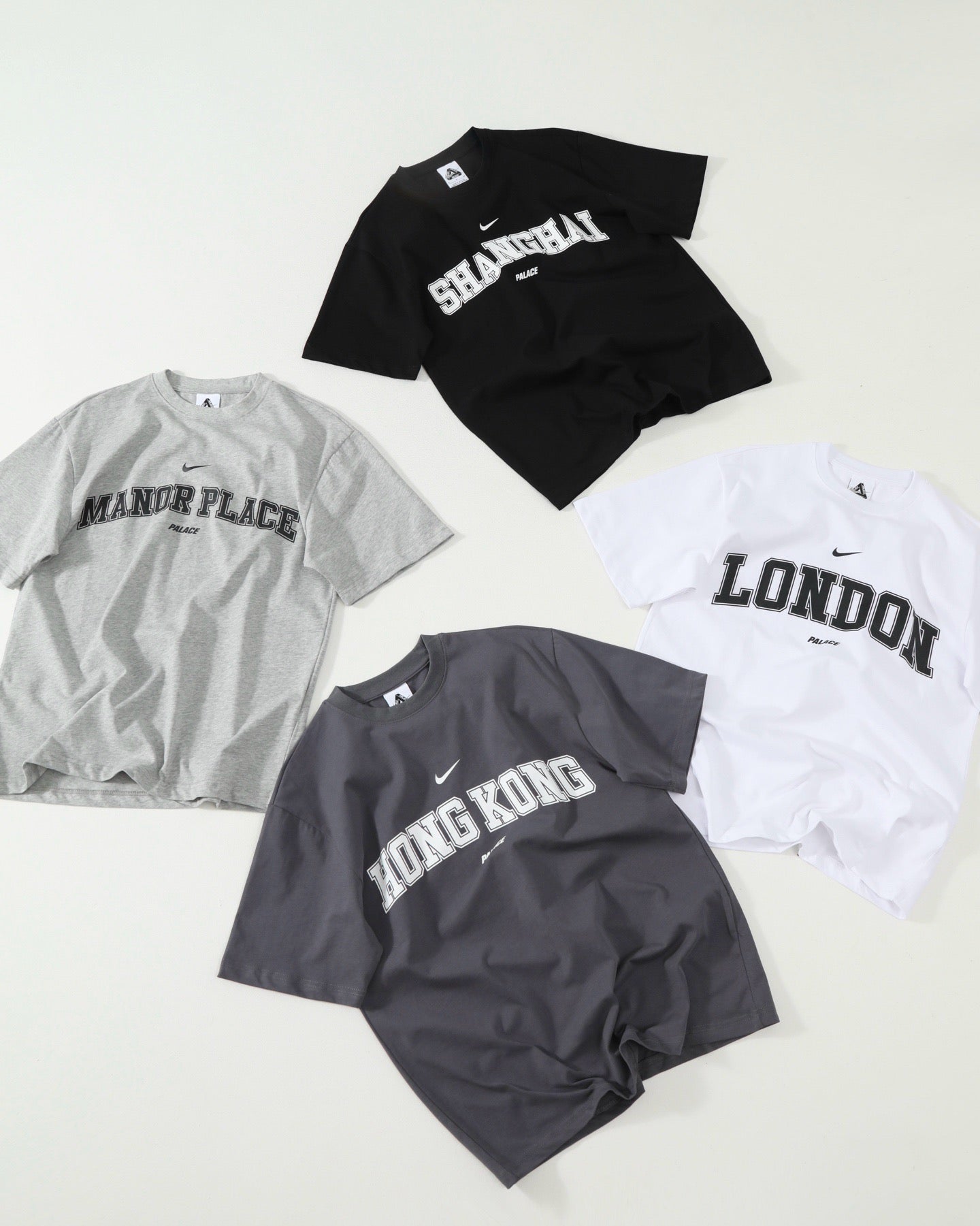 Palace x Nike 地區限定tee