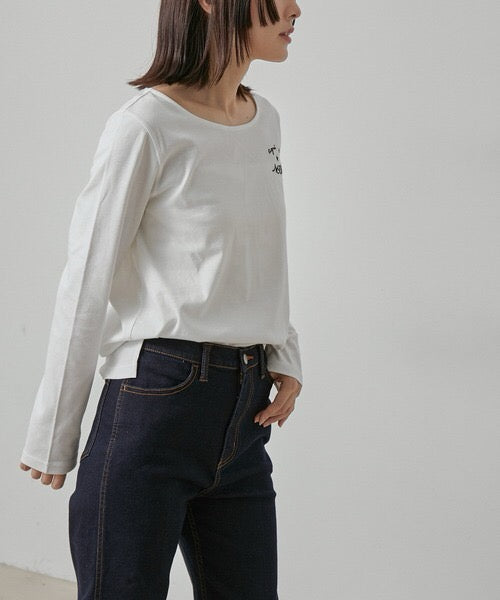 Agnes b 刺繡tee