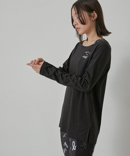 Agnes b 刺繡tee