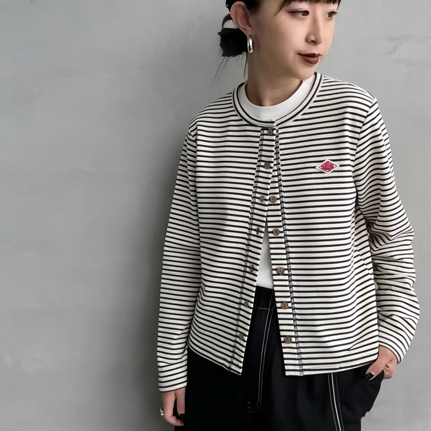 Danton 間條cardigan