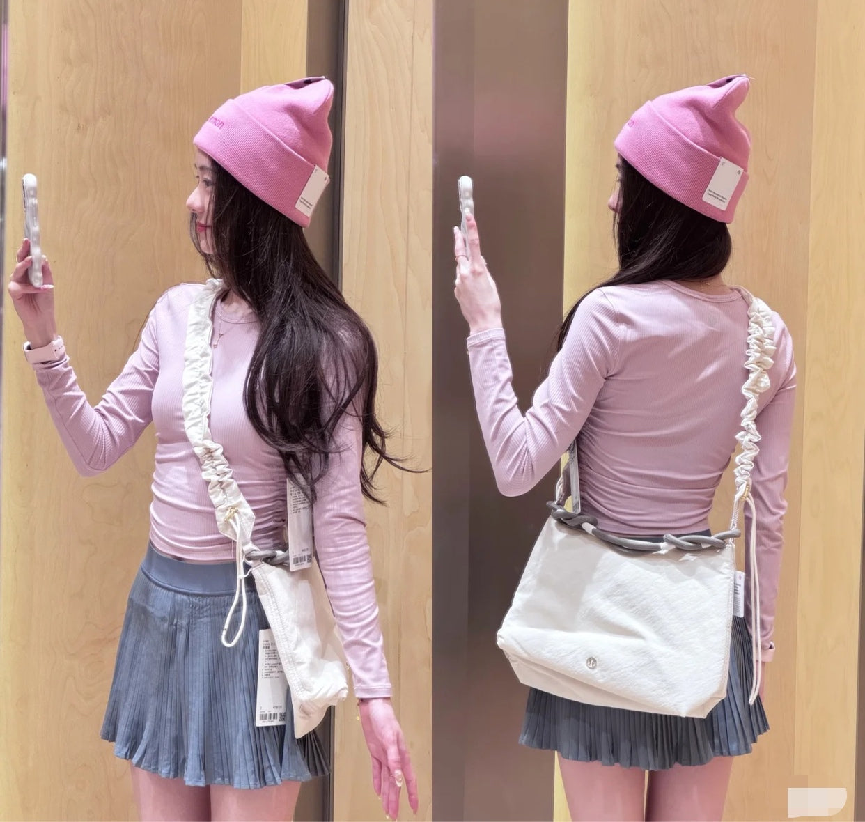 Lululemon 單肩斜咩袋