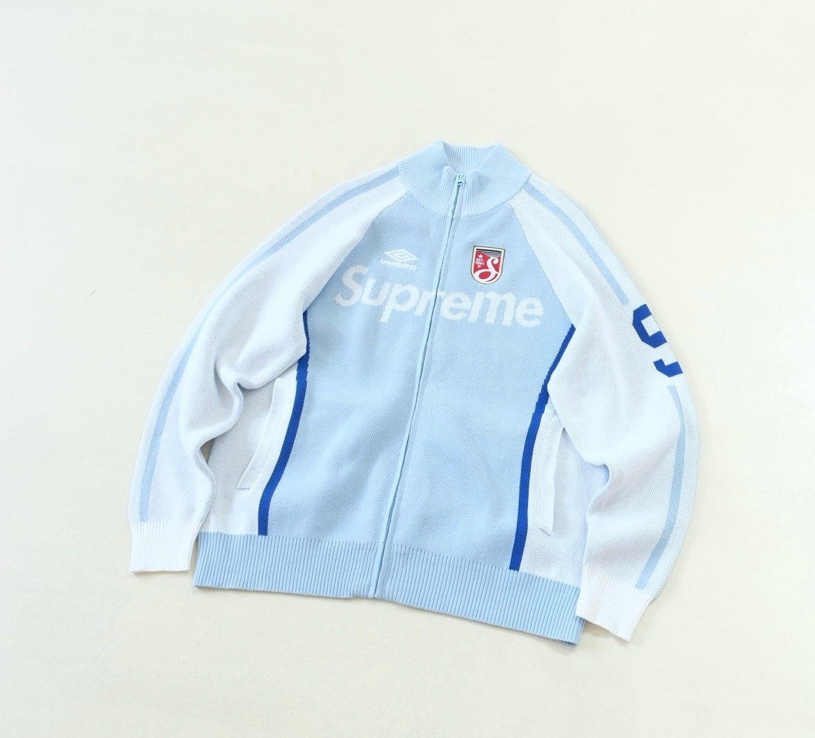 Supreme X Umbro zip up 針織jacket