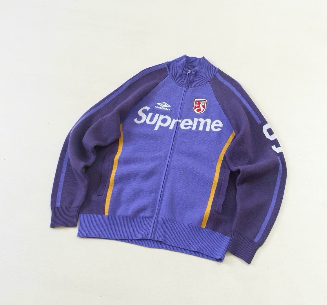 Supreme X Umbro zip up 針織jacket