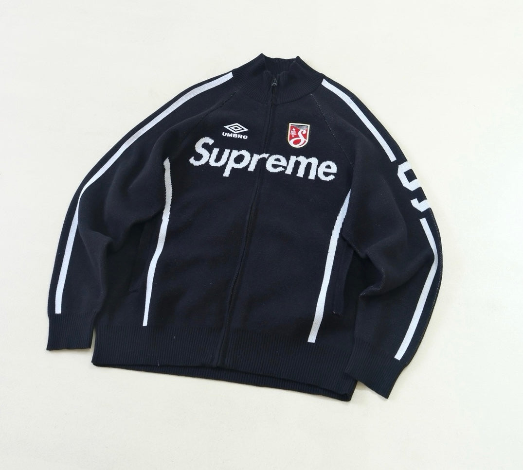 Supreme X Umbro zip up 針織jacket
