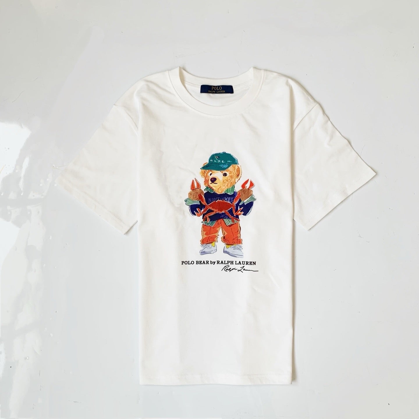 Polo bear pattern tee