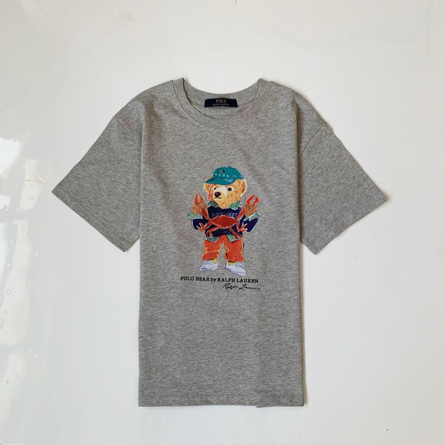 Polo bear pattern tee