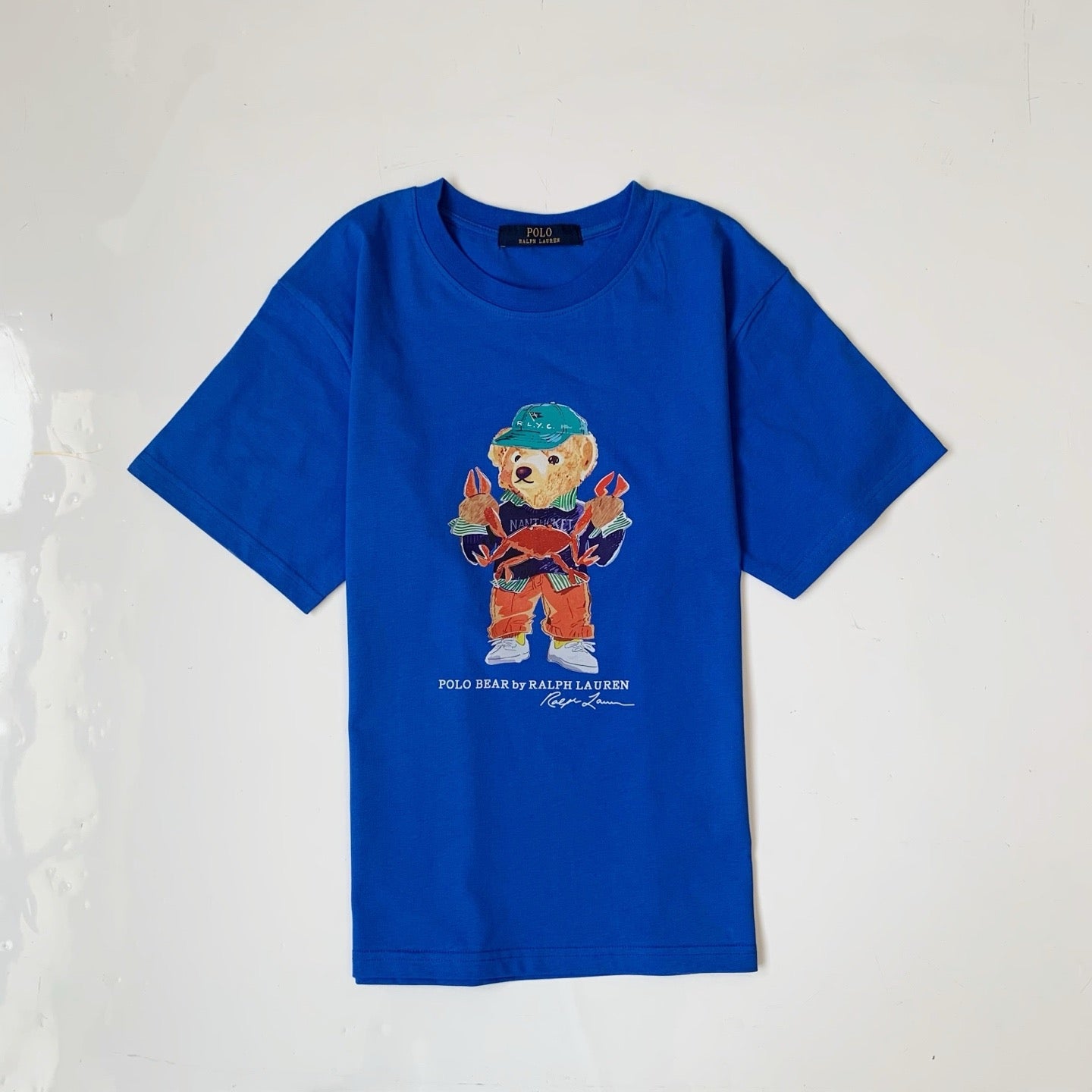 Polo bear pattern tee