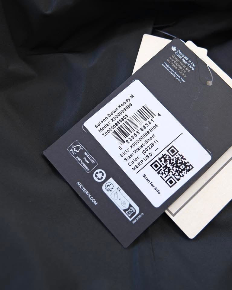 Arcteryx 防風防水羽絨