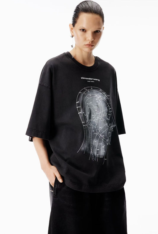 Alexander wang 印花 tee