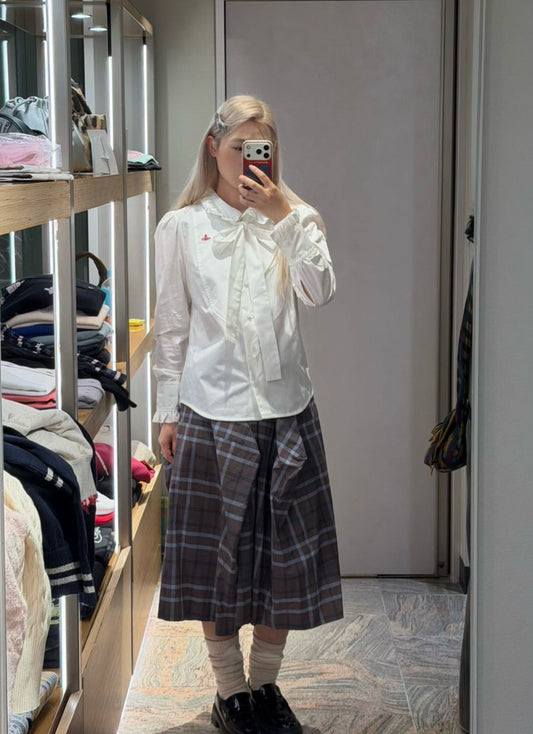 Vivienne Westwood半折格仔裙