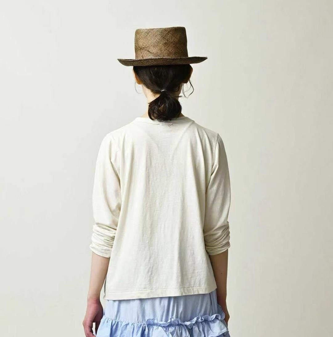 45R荷葉邊cardigan