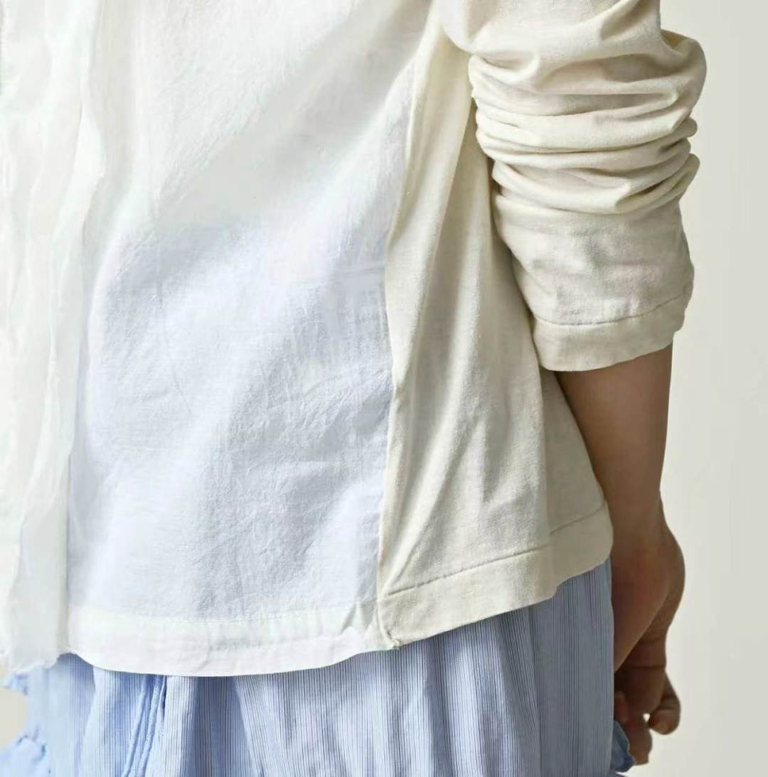45R荷葉邊cardigan