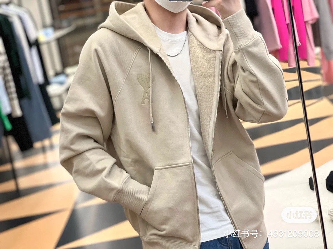 Ami hoodies zip jacket