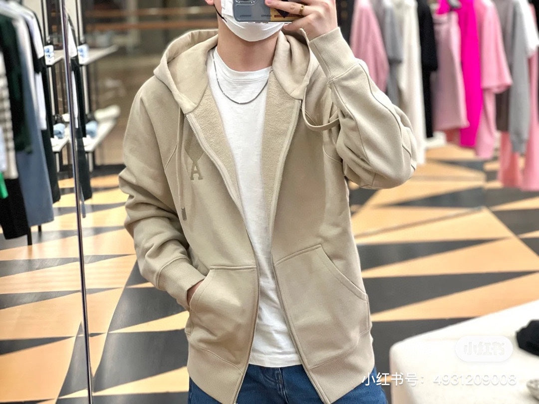 Ami hoodies zip jacket