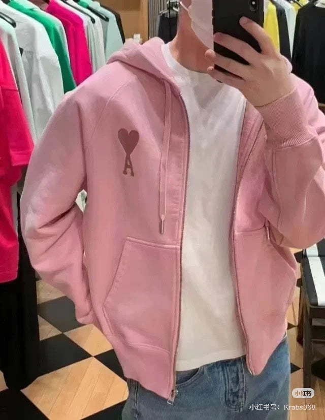 Ami hoodies zip jacket